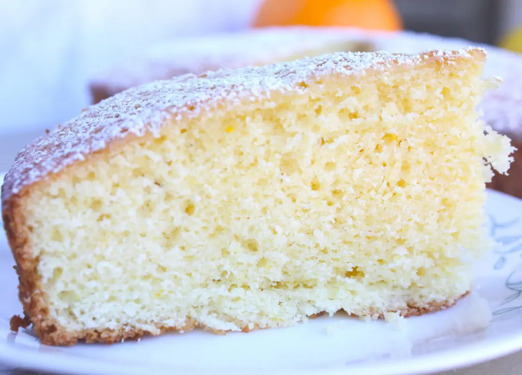 slice of citrus olive oil cake | hearth health happiness