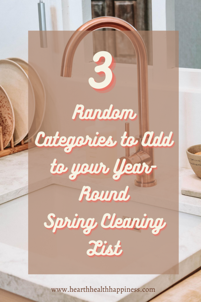 3 random categories to add to your year-round spring cleaning list | Photo by Micheile Henderson on Unsplash