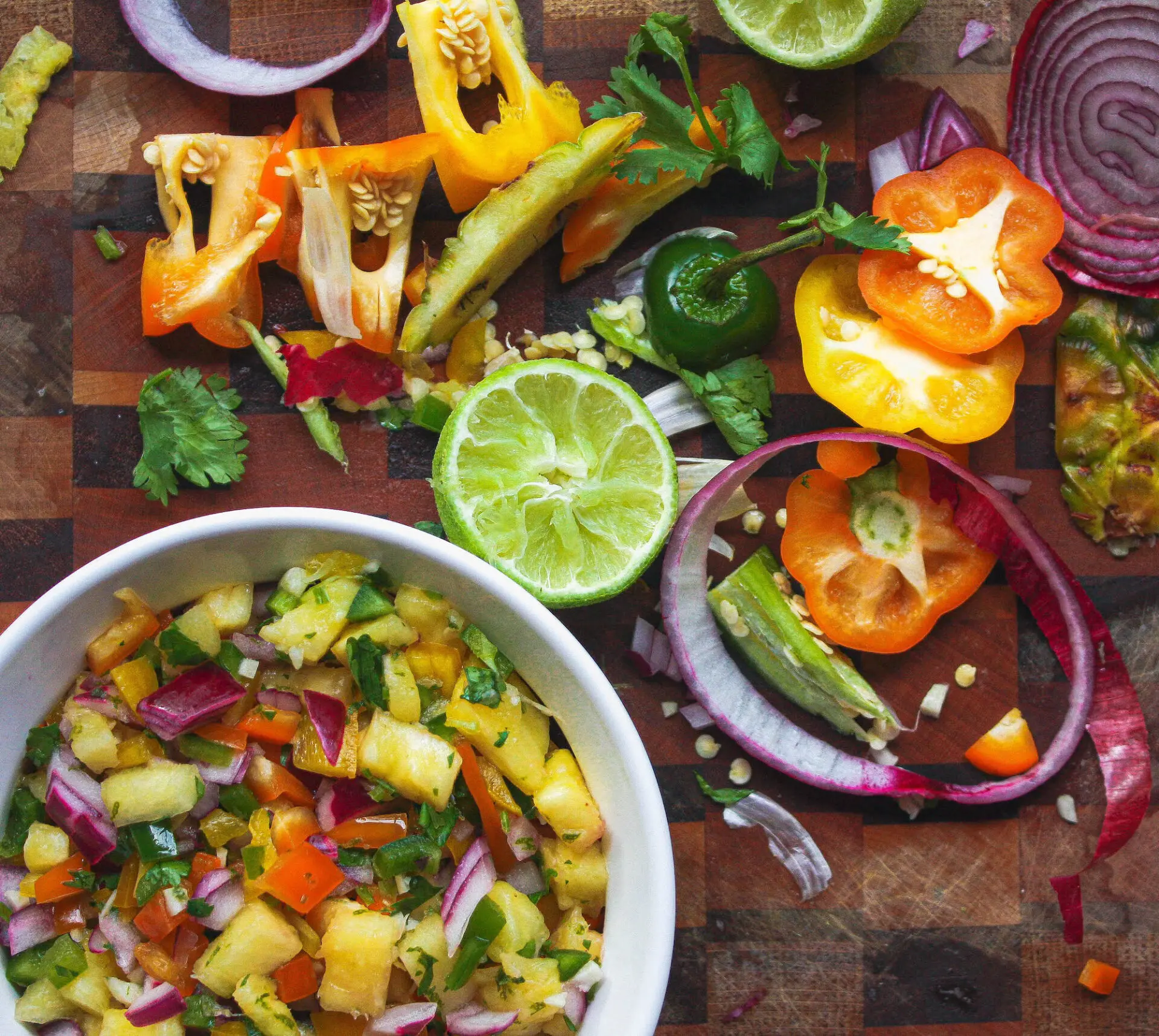 pineapple salsa and scraps | food blog | hearth health happiness