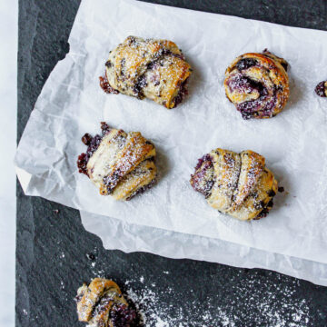 blueberry crescent rolls | food blog | hearth health happiness