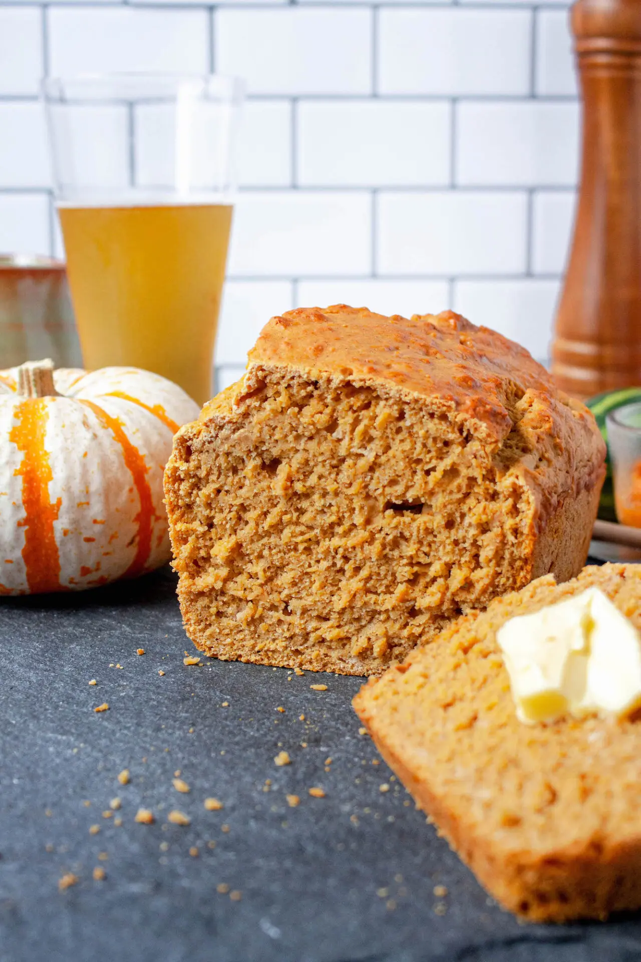 pumpkin beer bread | food blog | hearth health happiness