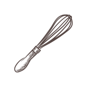 drawing of a whisk | hearth health happiness