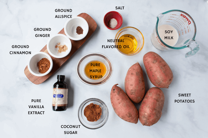 slow cooker vegan sweet potato casserole ingredients