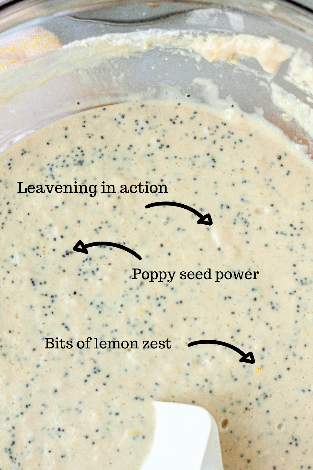 all pancake ingredients combined in bowl