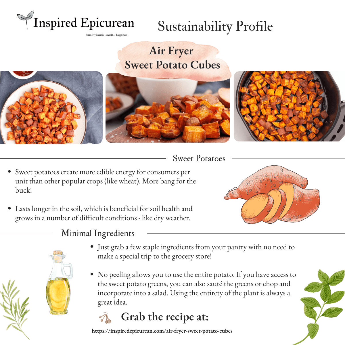 sustainability details about sweet potatoes